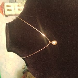 Opal and Ruby small necklace